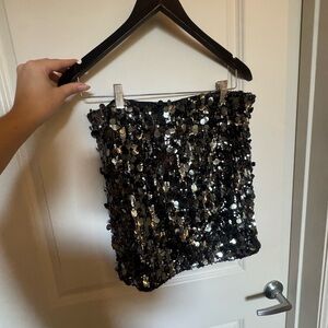 Sequin skirt